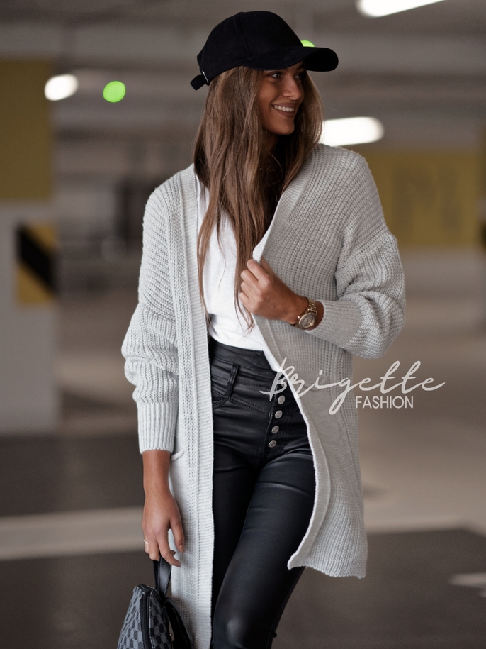 Cardigan Kaps šedý