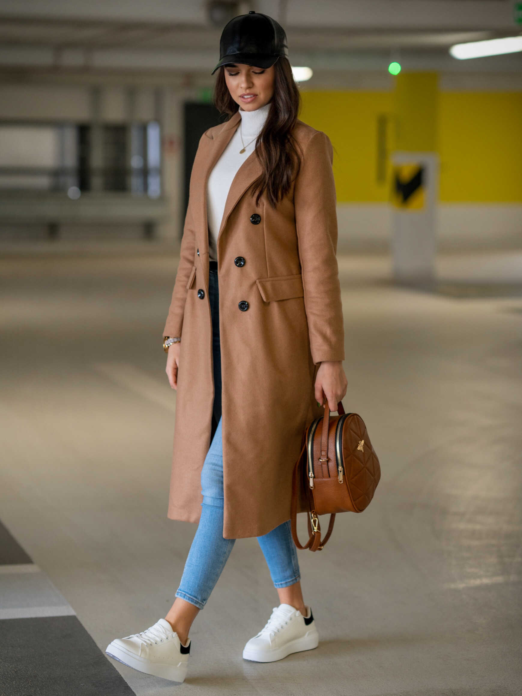 Kabát Evelyne camel