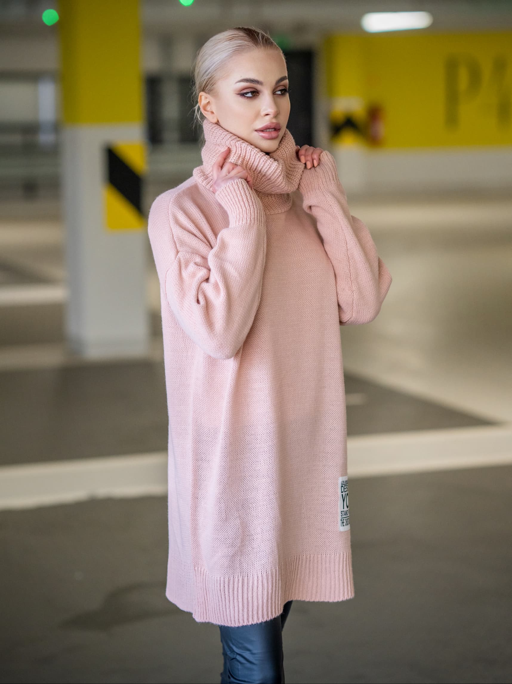Prodloužený rolák Design You starorůžový