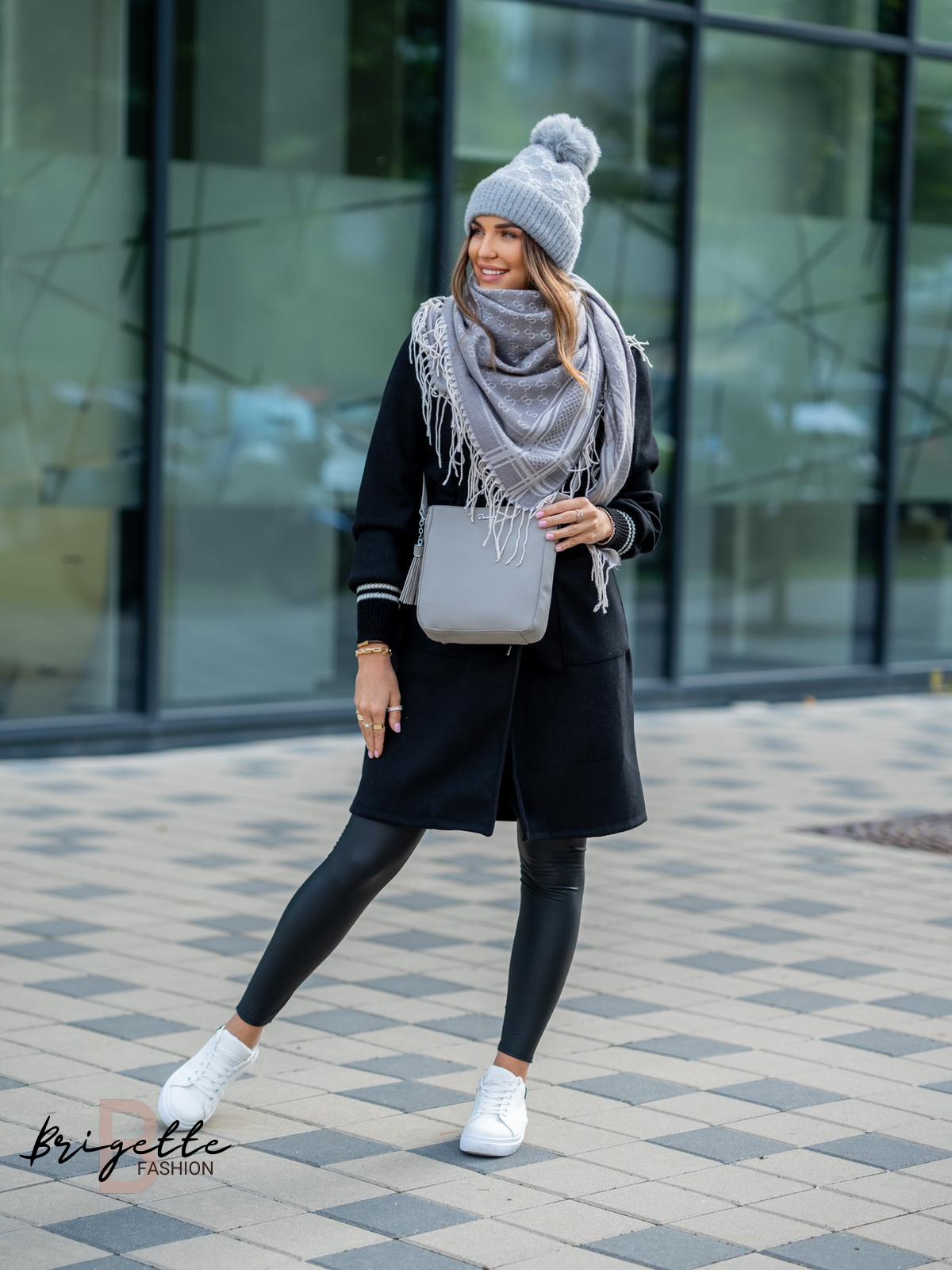 Crossbody Demra šedé