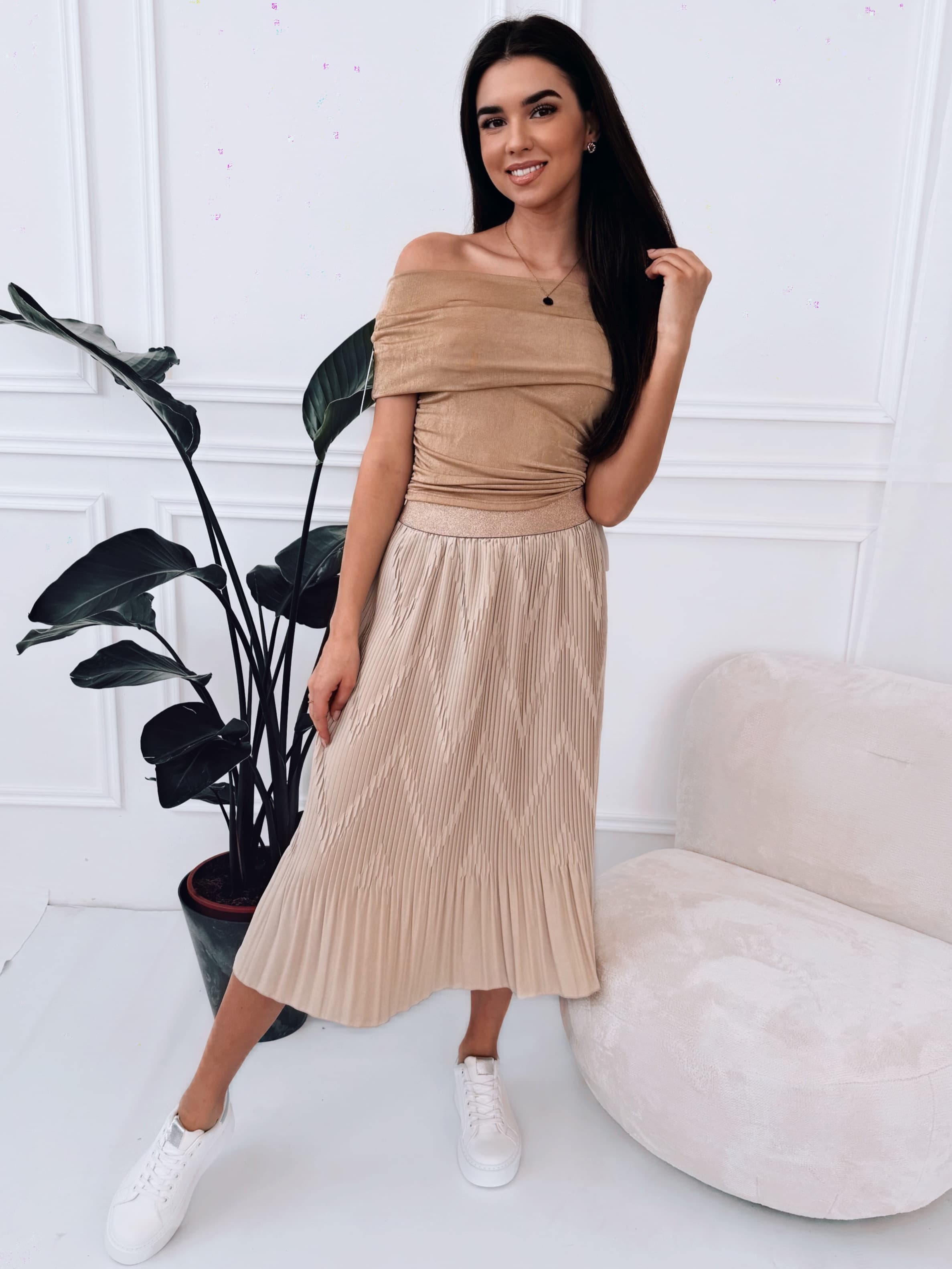 Sukně Glam Beo béžová