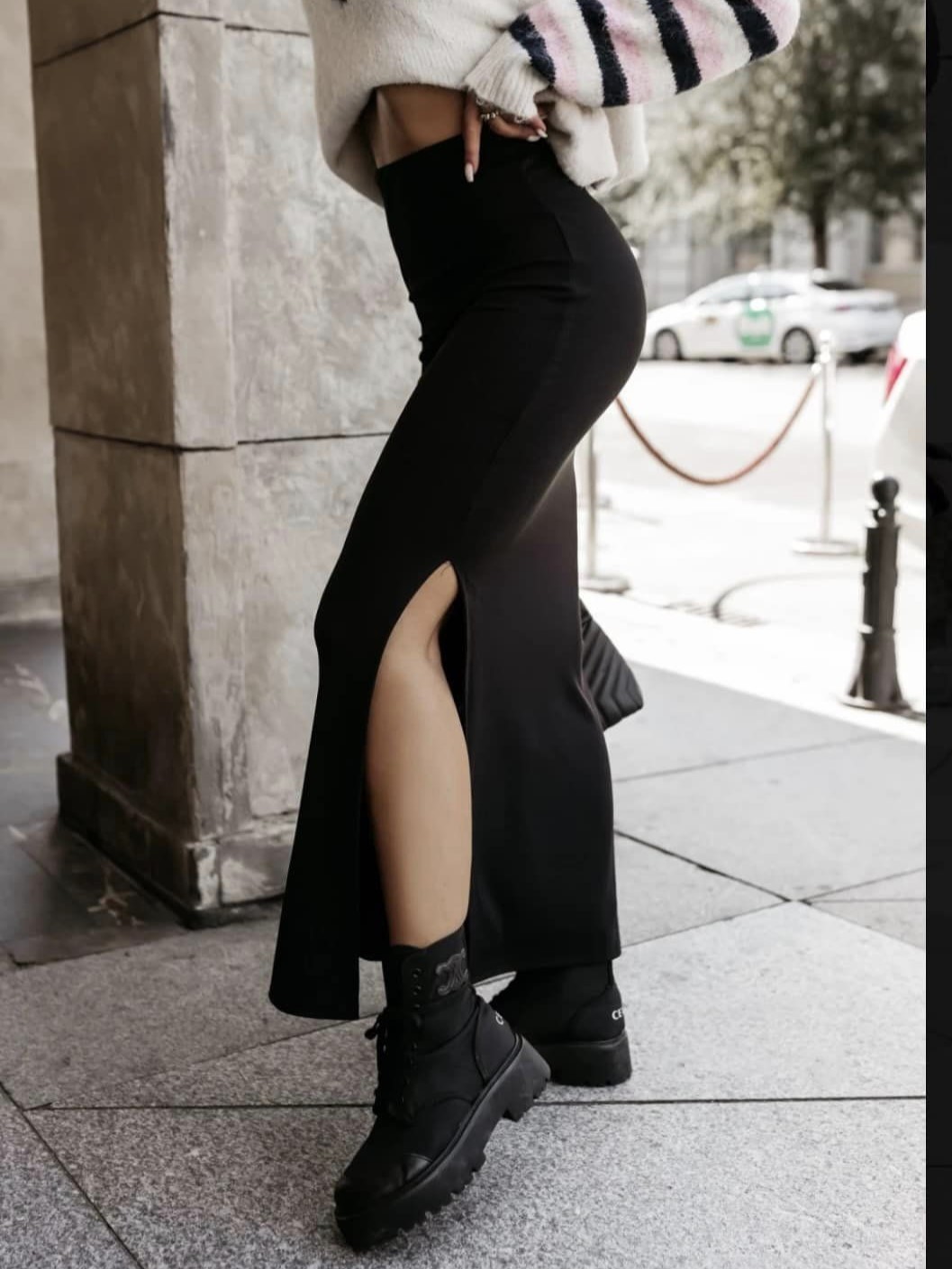 Sukně s push up efektem červená