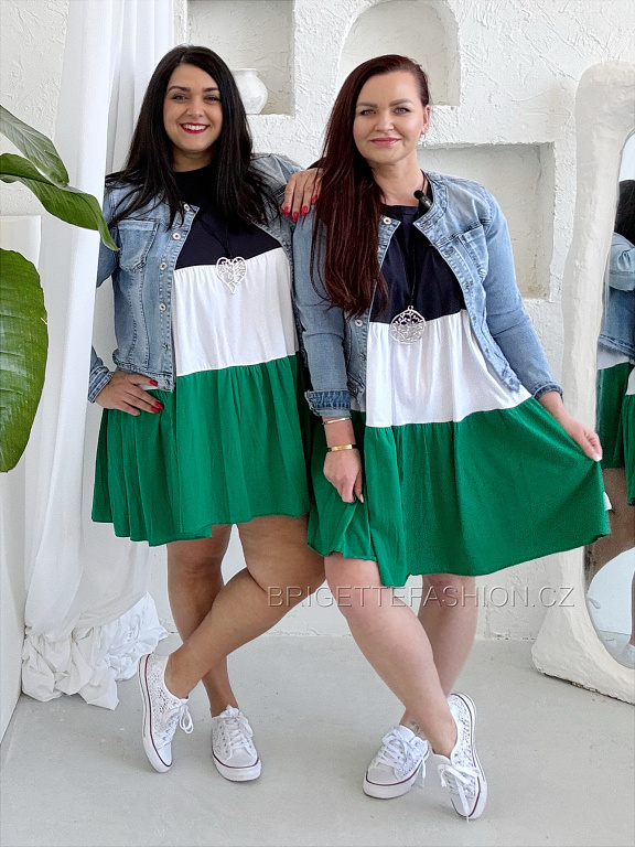 Šaty Tricolor Italiano 
