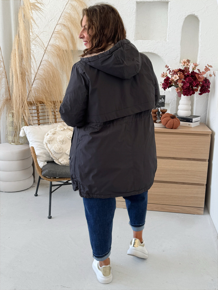 Zimní bunda Coat do 6XL černá