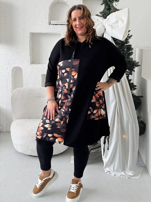 Máslové tunikové šaty Minimal do 4XL