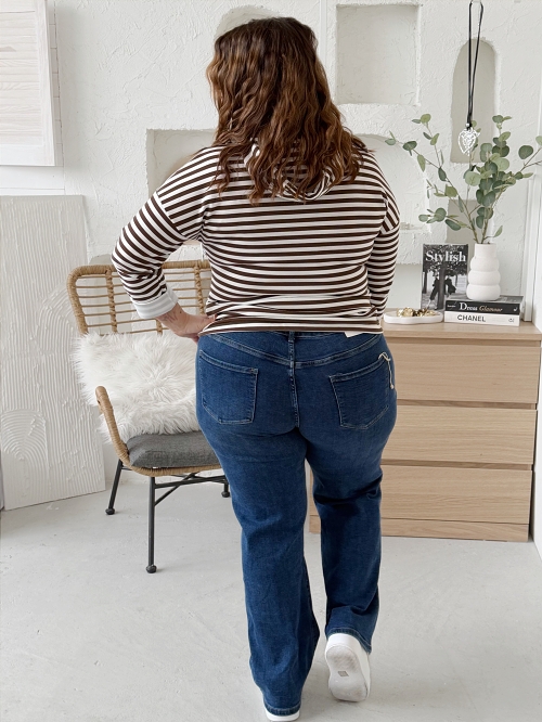 Elastické džíny Wide leg Zlata do vel. 36