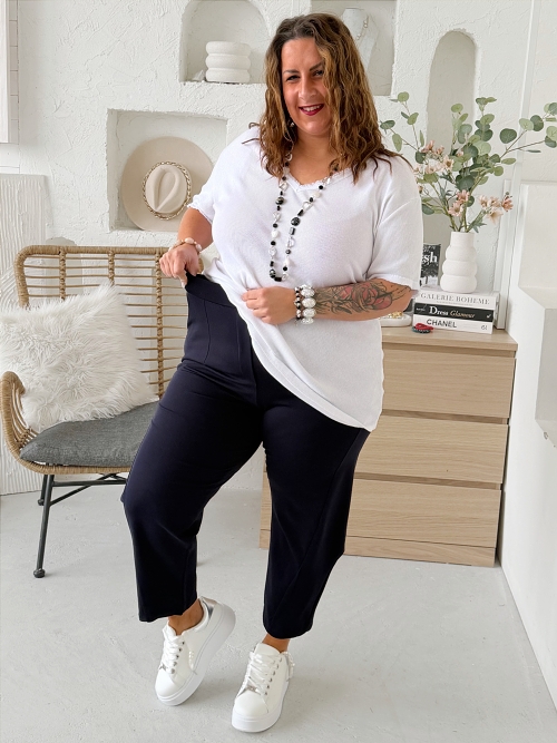 Kalhoty Barelky do 3XL - tmavě modré 