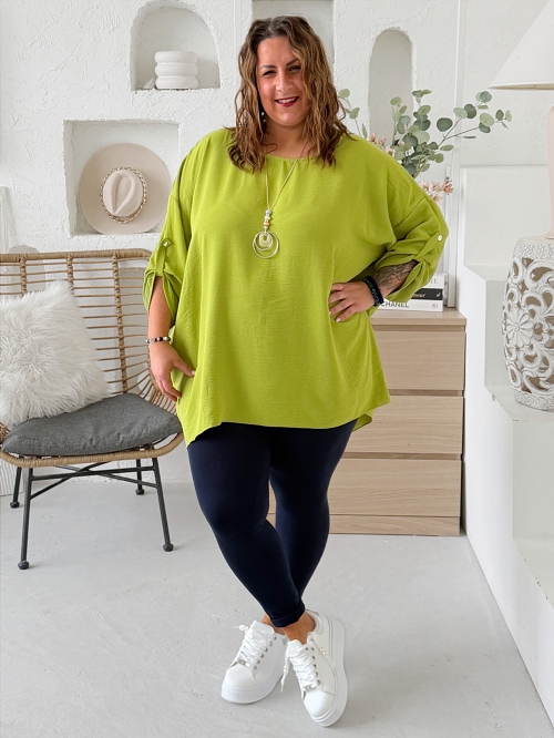 Tunika Iris do 4XL - neon zelená