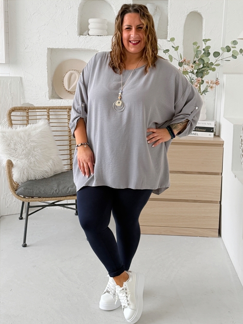 Tunika Iris do 4XL - šedá