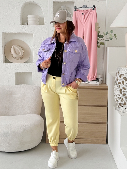 Pumpky - máslové kalhoty do vel.XL - žluté