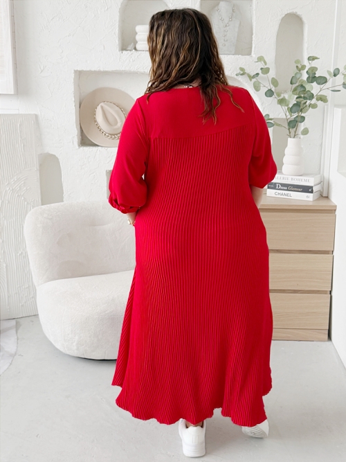 Šaty Perfect Feel do 5XL - červené