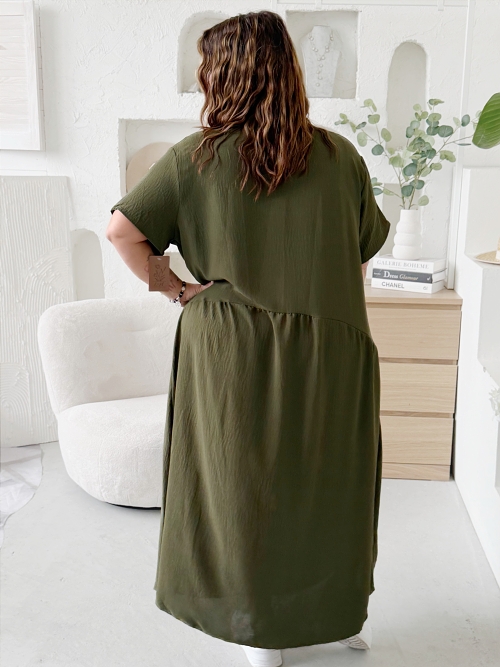 Šaty Sunny Comfort do 5XL - khaki