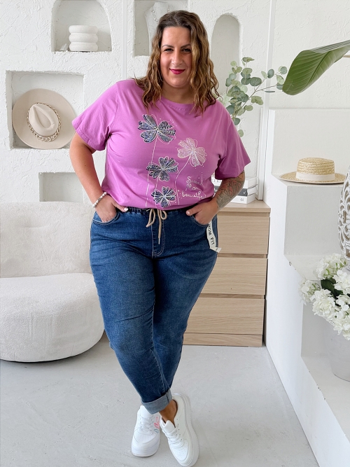 Džíny na gumu superelastické až do velikosti 5XL