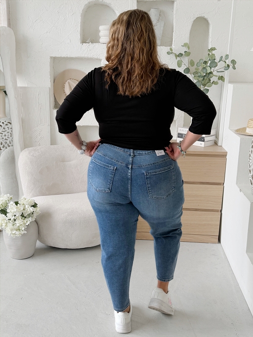 Velmi pružné džíny větších velikostí balonové do 4XL