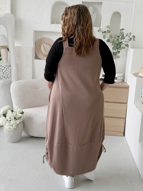 Laclové šaty Myself do 4XL - fango