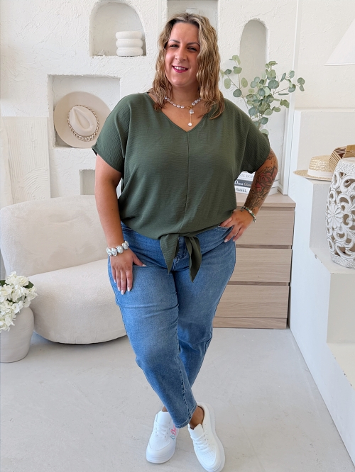 Halenka Luna do 3XL - khaki