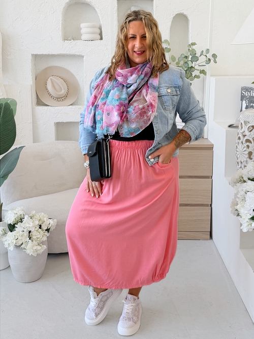 Sukně Espana do 4XL lososová