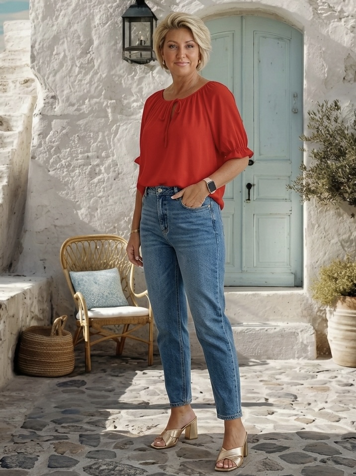 Halenka Nora do 2XL -  červená