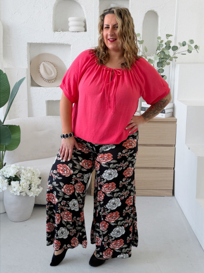 Halenka Nora do 4XL - lososová