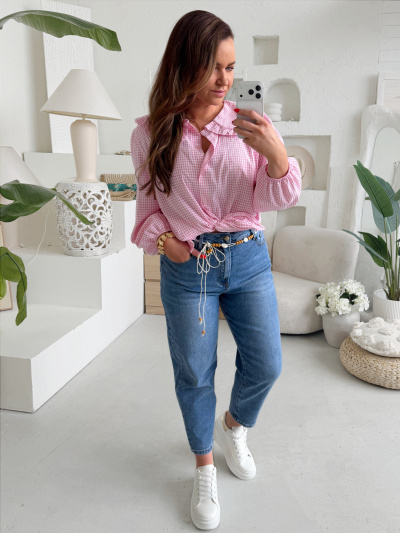 Košile Elegance od S do L - růžová