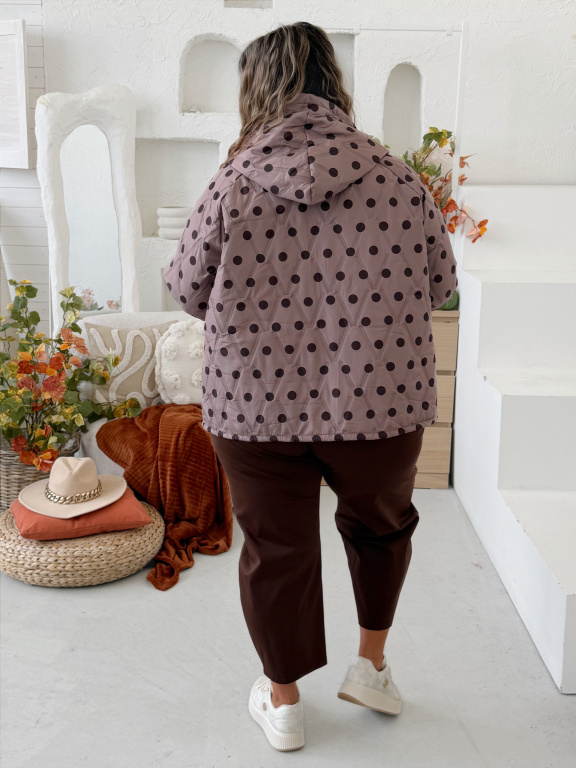 Přechodová podzimní bunda Puntík do 3XL - fango