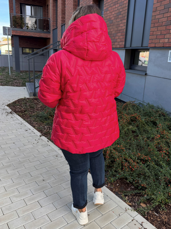 Přechodová bunda Trendy do 3XL - červená