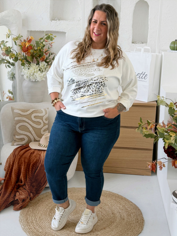 Mikina CikCak do 3XL - khaki