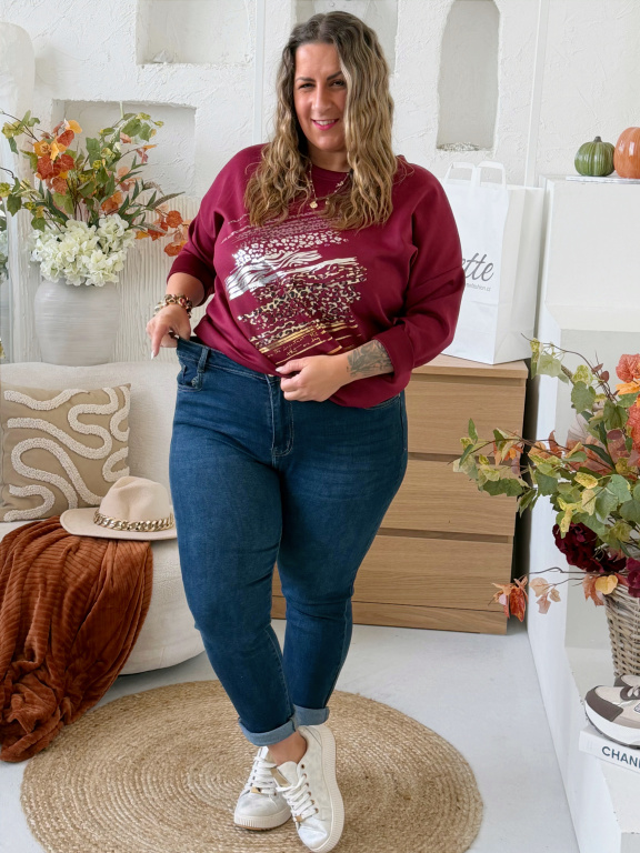 Elastické džíny Mom fit Emily do 4XL 