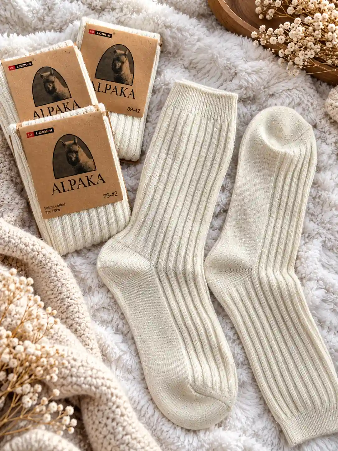 Dámské ponožky Wool Alpaka - kvalitní teplé ponožky!