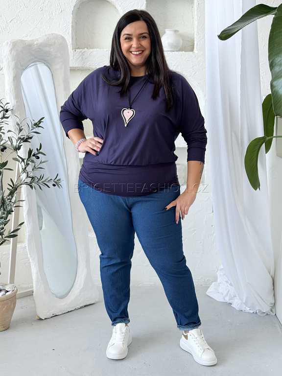 Elastické kalhoty Denim