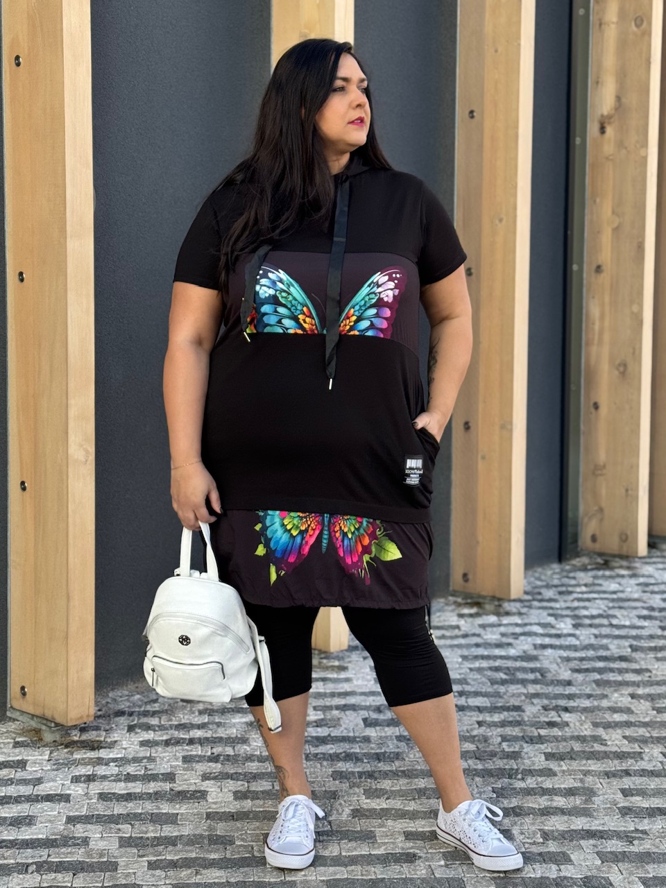 Tunika s kapucou Butterfly