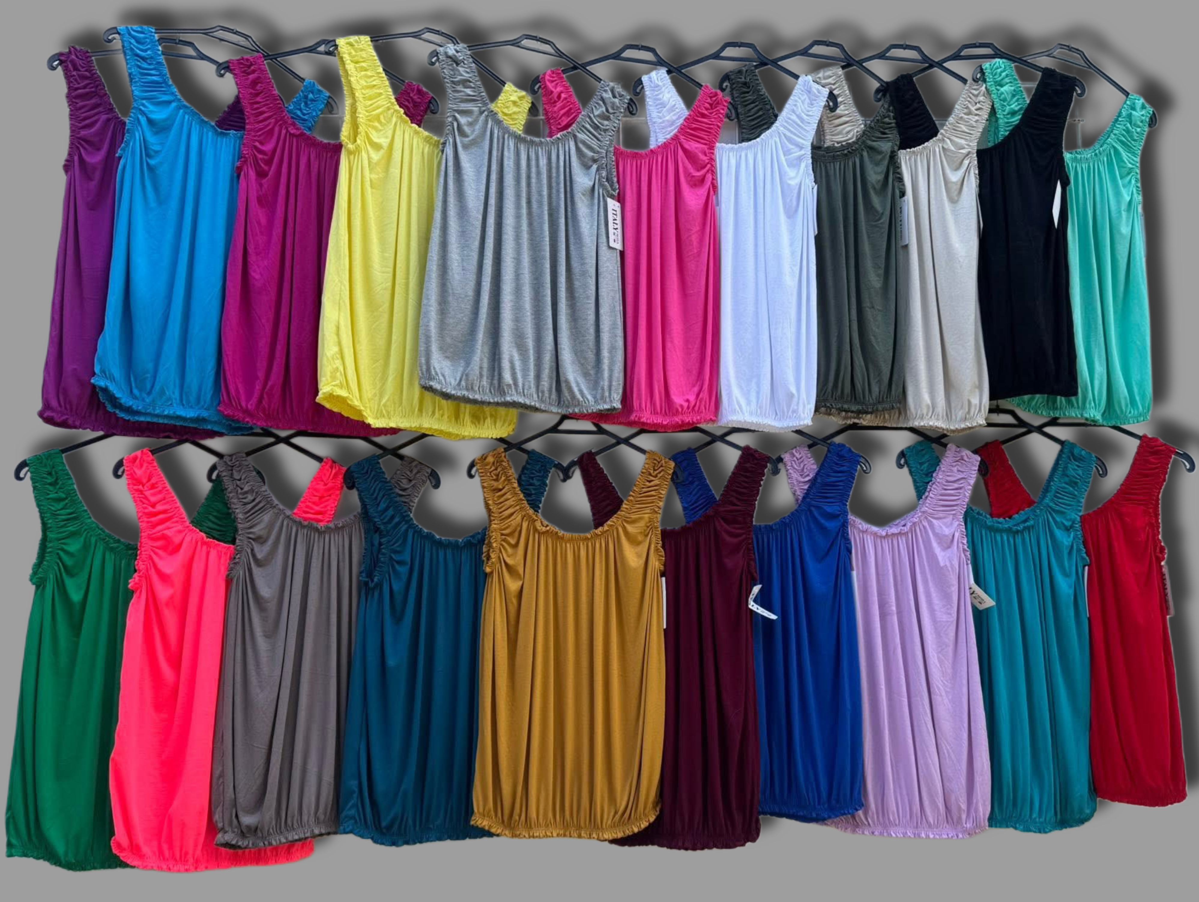 Elastická super tílka do 3XL - výběr barvy po rozkliknutí