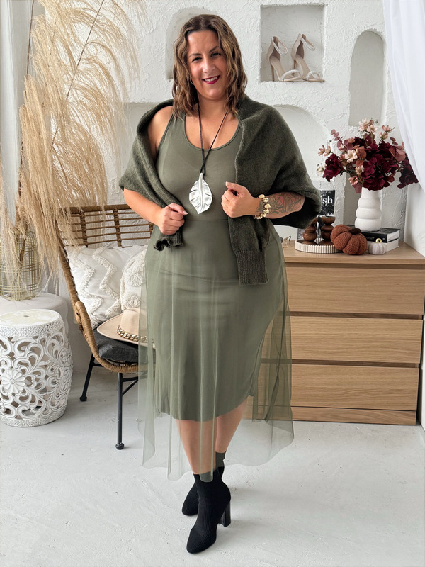 Náhrdelník na kůži List