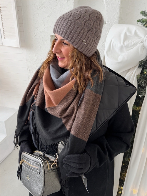 Crossbody Elena - metalické
