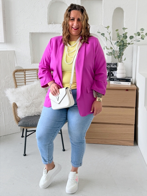 Elegantní crossbody V bílé 