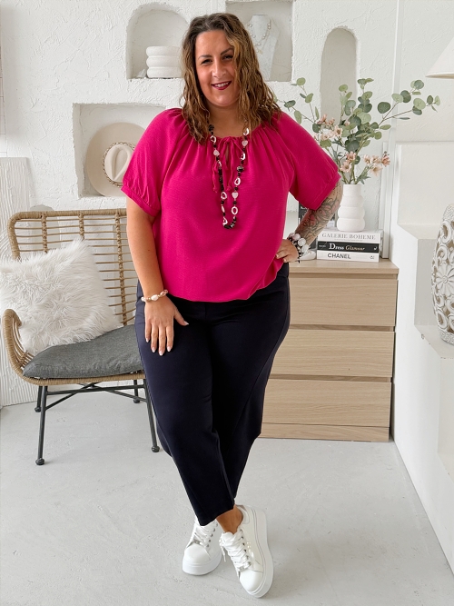 Halenka Nora do 4XL - fuchsie