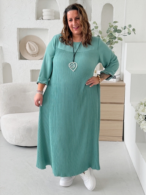 Šaty Perfect Feel do 5XL - zelenkavé