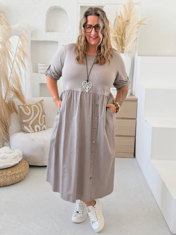 Bavlněné šaty Ashley Knopp do 4XL - fango