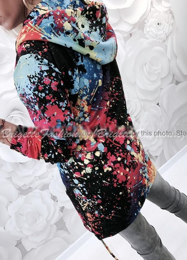 Mikina Colors na zapínání černá