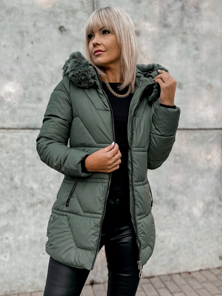 Zimní bunda Poly khaki