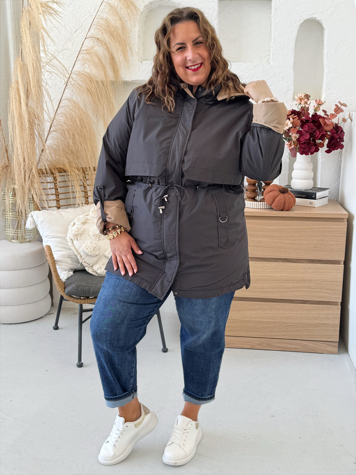 Zimní bunda Coat do 6XL černá