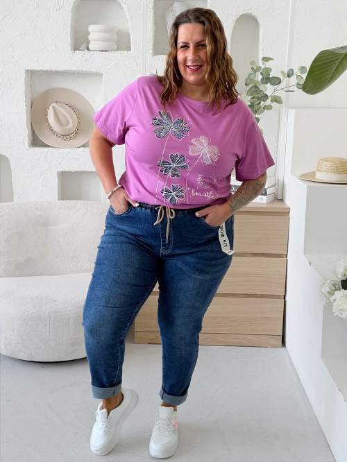 Džíny na gumu superelastické až do velikosti 5XL