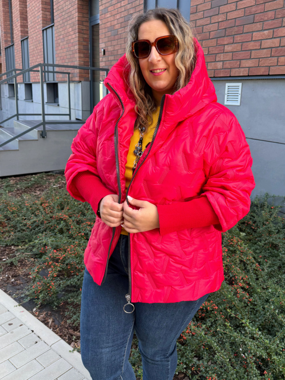 Přechodová bunda Trendy do 3XL - červená