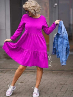 Basic šaty Vitea fuchsia