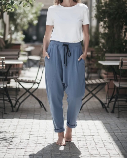 Kalhoty Boss Babe - denim 