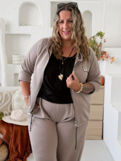 Máselková mikina Jefry do 4XL - fango